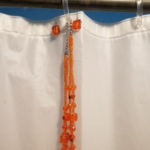 Orange Bead Jewelry form Cato's